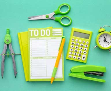 green-color-stationery