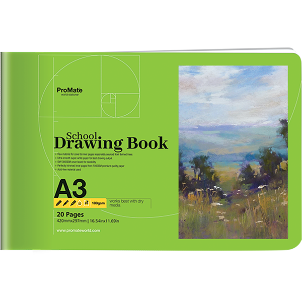 ProMate A3 Drawing Book 20P