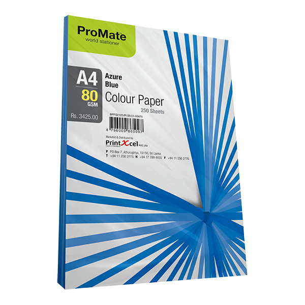 Papier couleurs A4 80g 250 feuilles bleu foncé - GALAXIE PAP