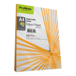 ProMate Colour Paper Butterscotch Yellow 80 GSM 250 Sheets Pack
