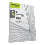 ProMate Colour Paper Ash Gray 80GSM 250 Sheets Pack
