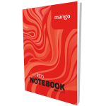 Mango A6 Red-Cover Notebook 120Pgs