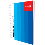 Mango A5 Blue Cover Spiral Pad 100Pgs