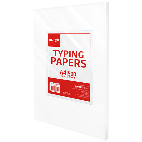 Typing Paper 56GSM 500 Sheets Pack