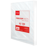 A3 Foolscap Single Ruled - 250 Sheets Pack