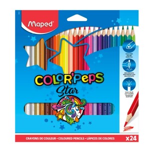 Maped Color Peps Star 24 Colours Pencil Pack