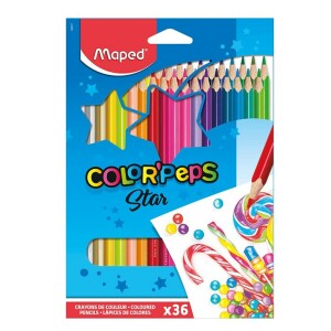 Maped Color Peps Star 36 Colour Pencils Pack