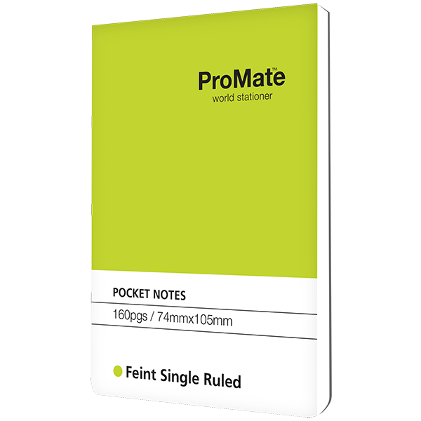 ProMate Pocket Notes A7 160P