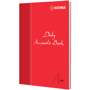 Rathna A5 Daily Accounts Book 20 Rules
