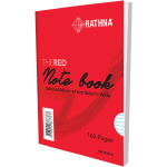 Rathna A6 Red-Cover Notebook 160Pgs