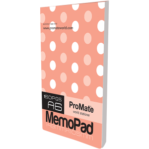 ProMate A6 Memo Pad 160Pgs