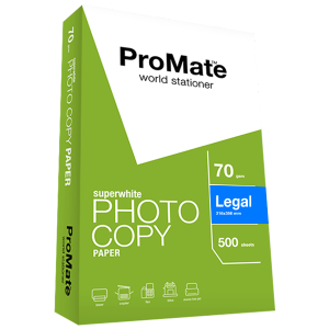 ProMate Photocopy Paper 70GSM Legal 500 Sheets Pack