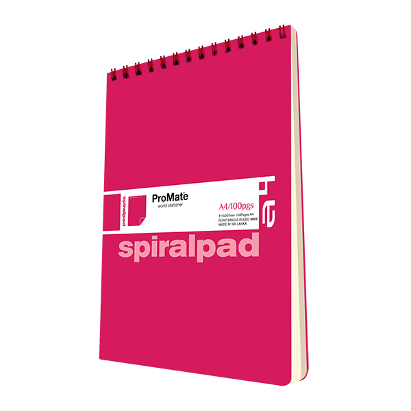 ProMate A4 Flip-up Spiral Pad 100Pgs