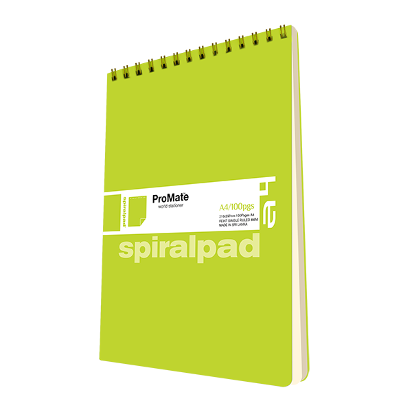 ProMate A4 Flip-up Spiral Pad 100Pgs