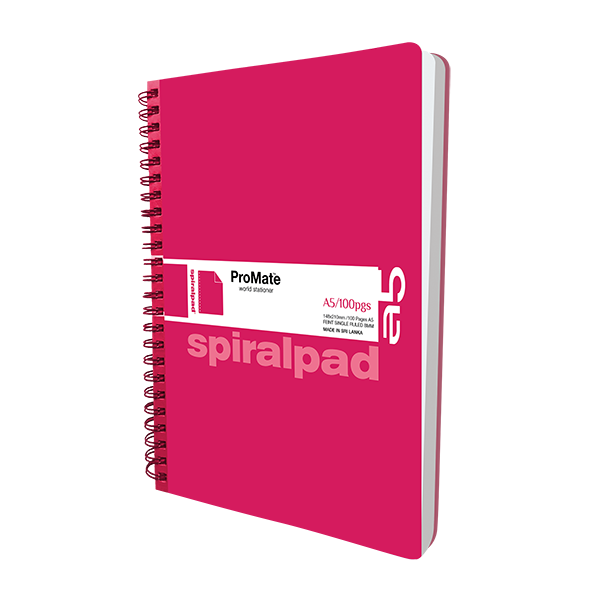 ProMate A5 Flip-on Spiral Pad 100Pgs