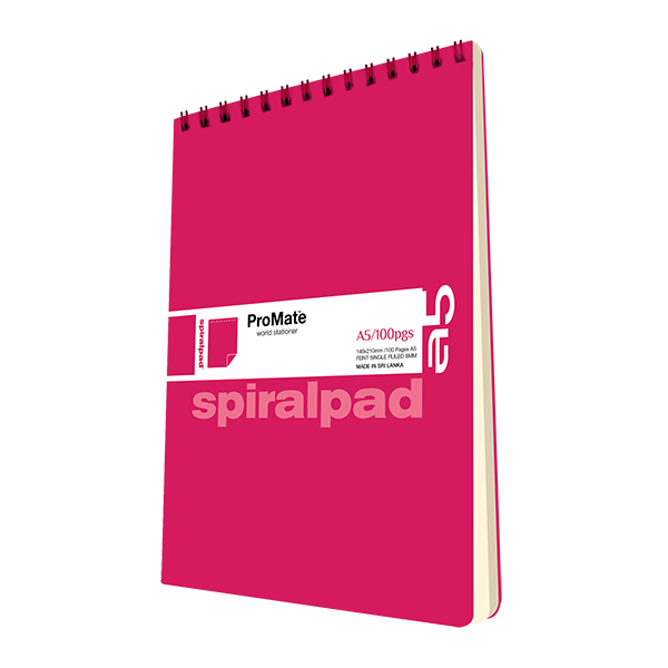 ProMate A5 Flip-up Spiral Pad 100Pgs