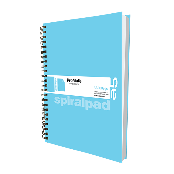 ProMate A5 Hardcover Flip-on Spiral Pad 100Pgs