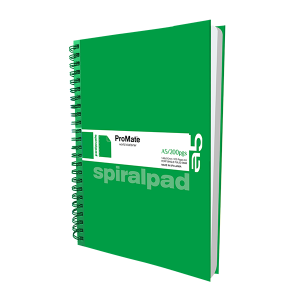 ProMate A5 Hardcover Flip-on Spiral Pad 200Pgs