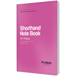 ProMate A5 Shorthand Notebook 160Pgs