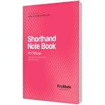 ProMate A5 Shorthand Notebook 160Pgs