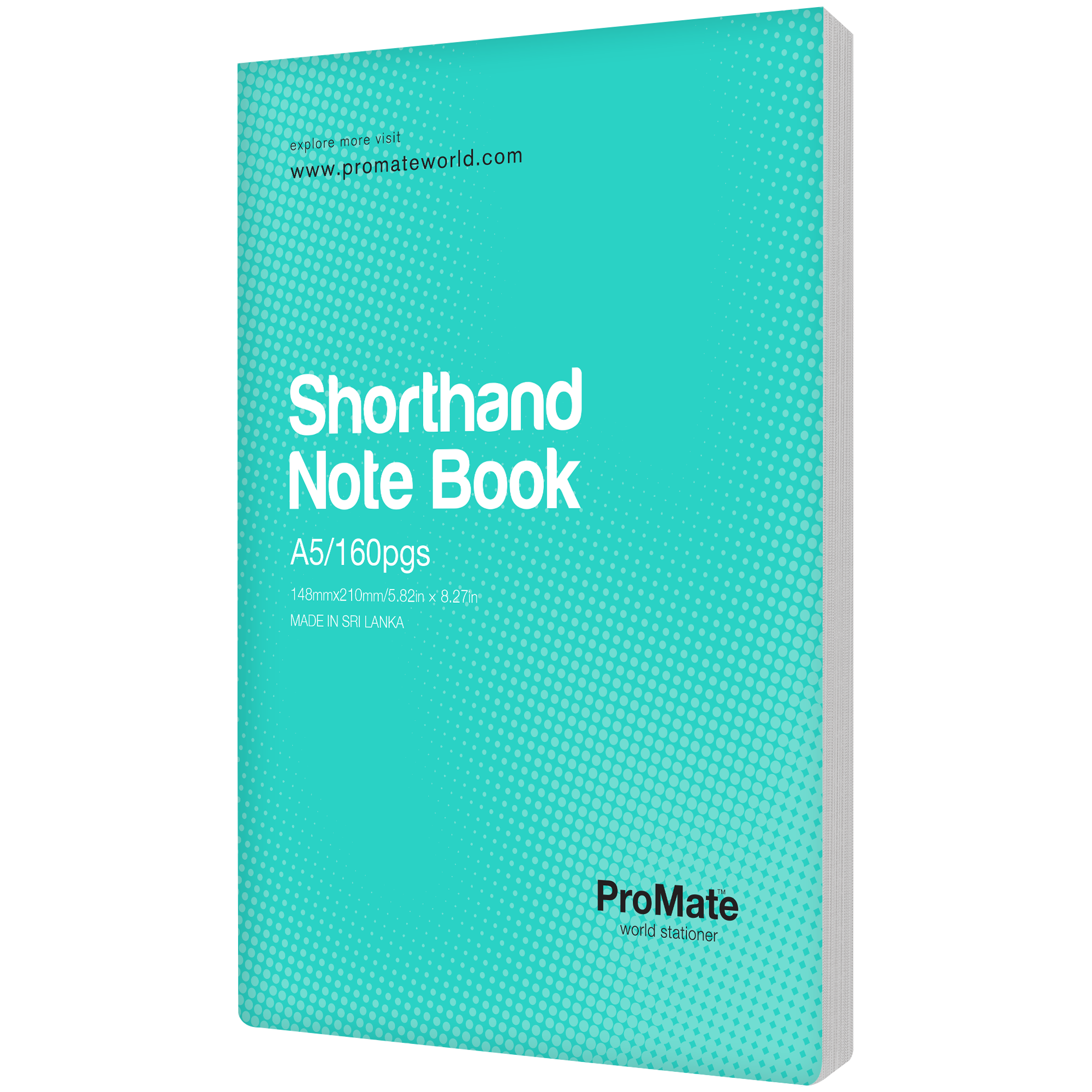 ProMate A5 Shorthand Notebook 160Pgs