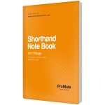 ProMate A5 Shorthand Notebook 160Pgs